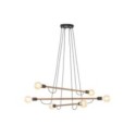 Lampa wisząca TK-Lighting HELIX TKL4950  Lampa sufitowa kolor - orzech - czarny styl Nowoczesny  Minimalistyczny