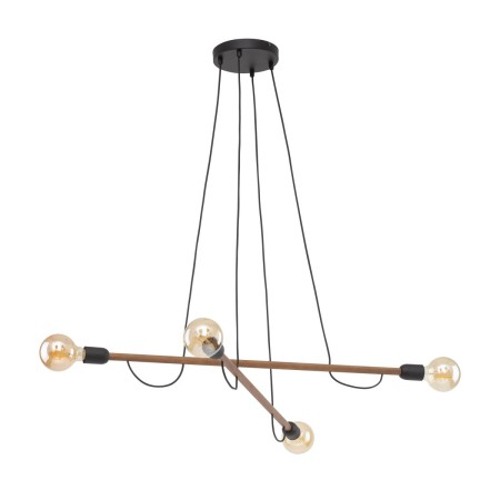 Lampa wisząca TK-Lighting HELIX TKL4949  Lampa sufitowa kolor - orzech - czarny styl Nowoczesny  Minimalistyczny