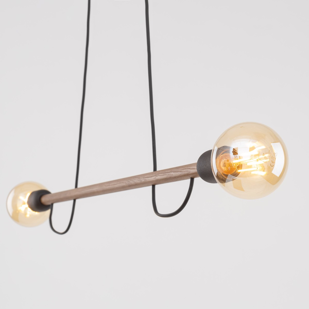 Lampa wisząca TK-Lighting HELIX TKL4948  Lampa sufitowa kolor - orzech - czarny styl Nowoczesny  Minimalistyczny