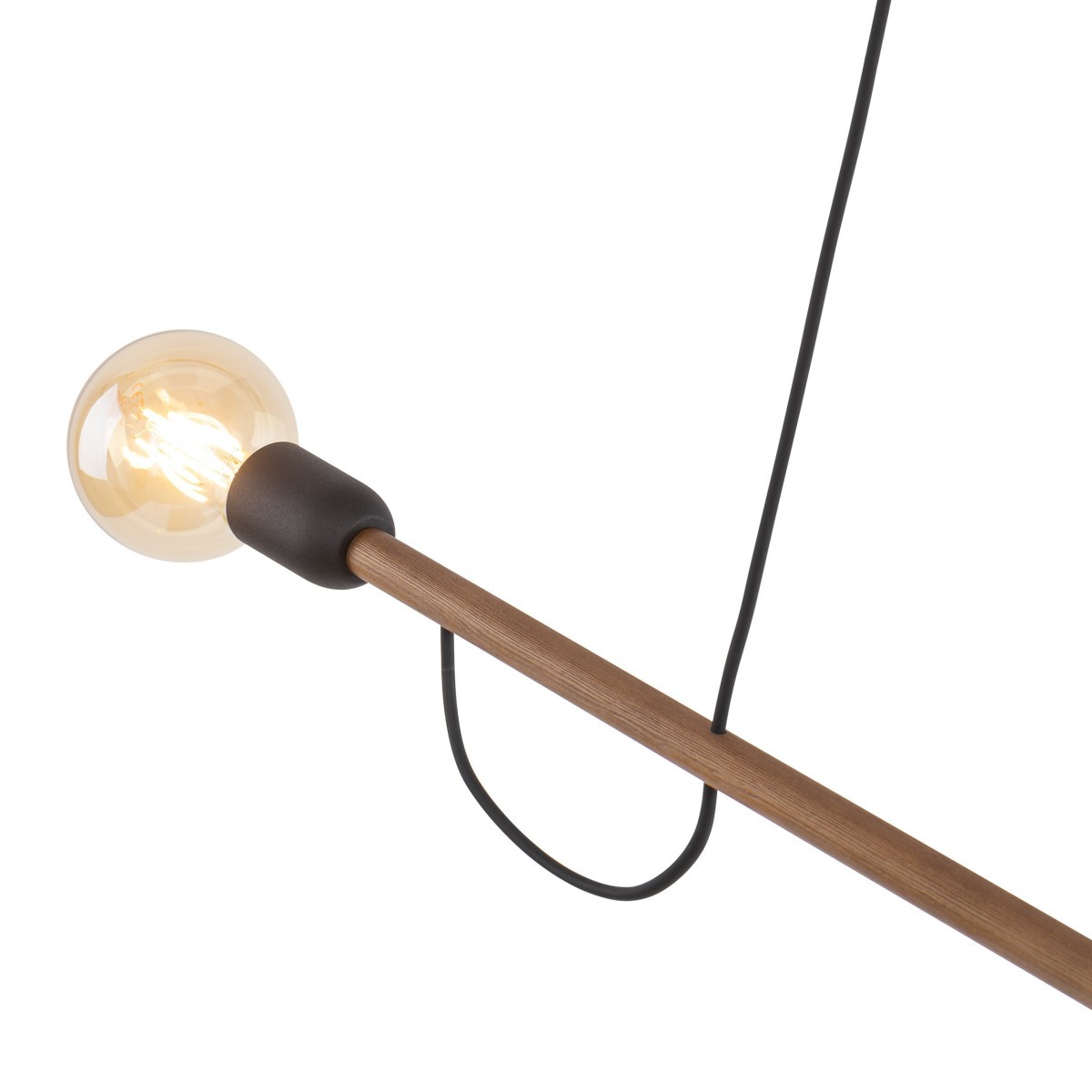 Lampa wisząca TK-Lighting HELIX TKL4948  Lampa sufitowa kolor - orzech - czarny styl Nowoczesny  Minimalistyczny