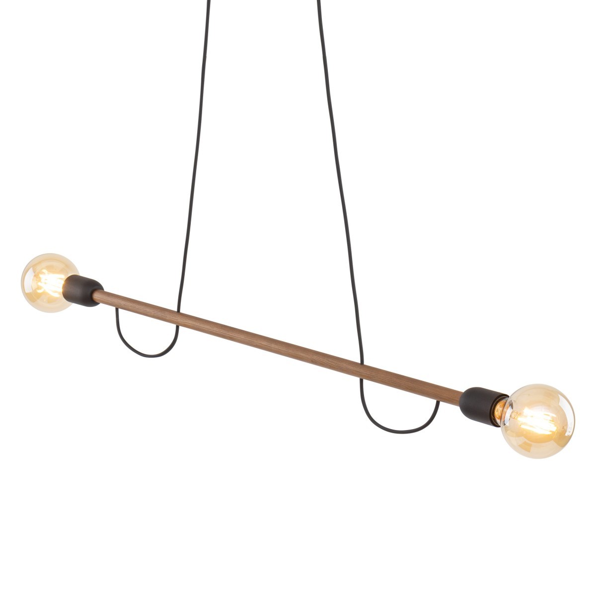 Lampa wisząca TK-Lighting HELIX TKL4948  Lampa sufitowa kolor - orzech - czarny styl Nowoczesny  Minimalistyczny