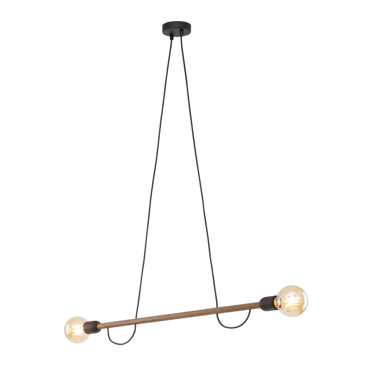 Lampa wisząca TK-Lighting HELIX TKL4948  Lampa sufitowa kolor - orzech - czarny styl Nowoczesny  Minimalistyczny