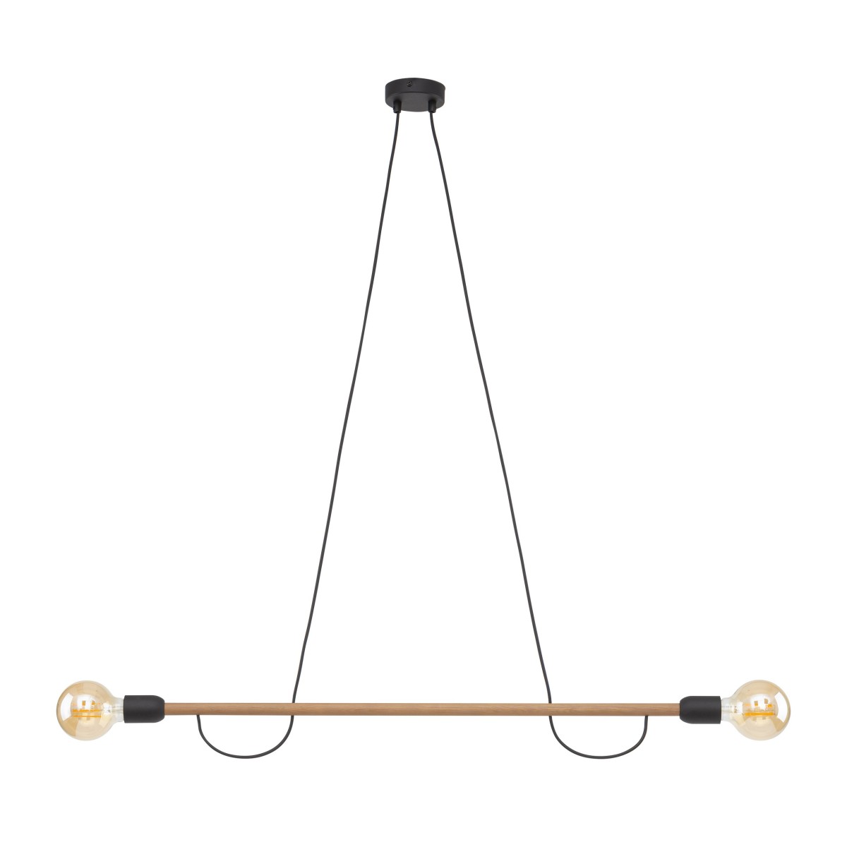Lampa wisząca TK-Lighting HELIX TKL4948  Lampa sufitowa kolor - orzech - czarny styl Nowoczesny  Minimalistyczny