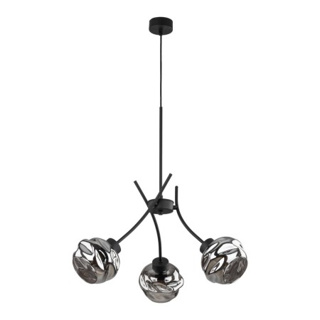 Lampa wisząca TK-Lighting ZULIA TKL5748 kolor - czarny - grafitowy styl Nowoczesny  Glamour