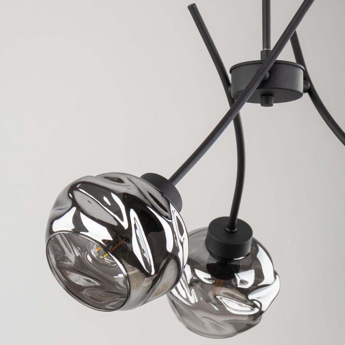 Lampa wisząca TK-Lighting ZULIA TKL5748 kolor - czarny - grafitowy styl Nowoczesny  Glamour