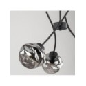 Lampa wisząca TK-Lighting ZULIA TKL5748 kolor - czarny - grafitowy styl Nowoczesny  Glamour