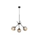 Lampa wisząca TK-Lighting ZULIA TKL5748 kolor - czarny - grafitowy styl Nowoczesny  Glamour