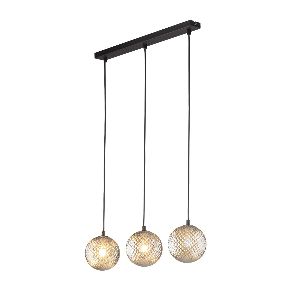 Lampa wisząca TK-Lighting ELENA TKL5746 kolor - czarny - grafitowy styl Nowoczesny  Glamour