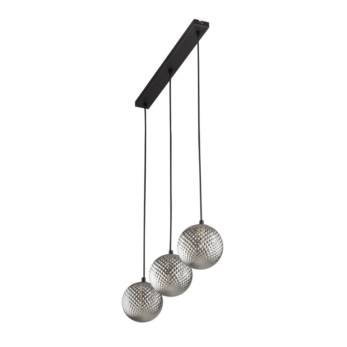 Lampa wisząca TK-Lighting ELENA TKL5746 kolor - czarny - grafitowy styl Nowoczesny  Glamour