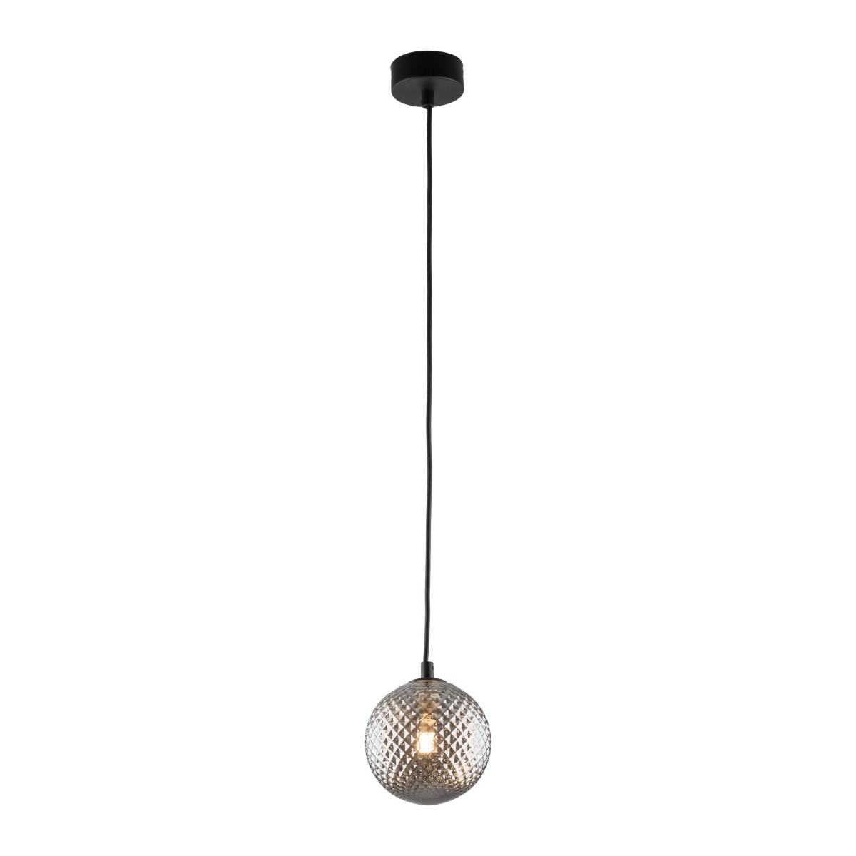 Lampa wisząca TK-Lighting ELENA TKL5745 kolor - czarny - grafitowy styl Nowoczesny  Glamour