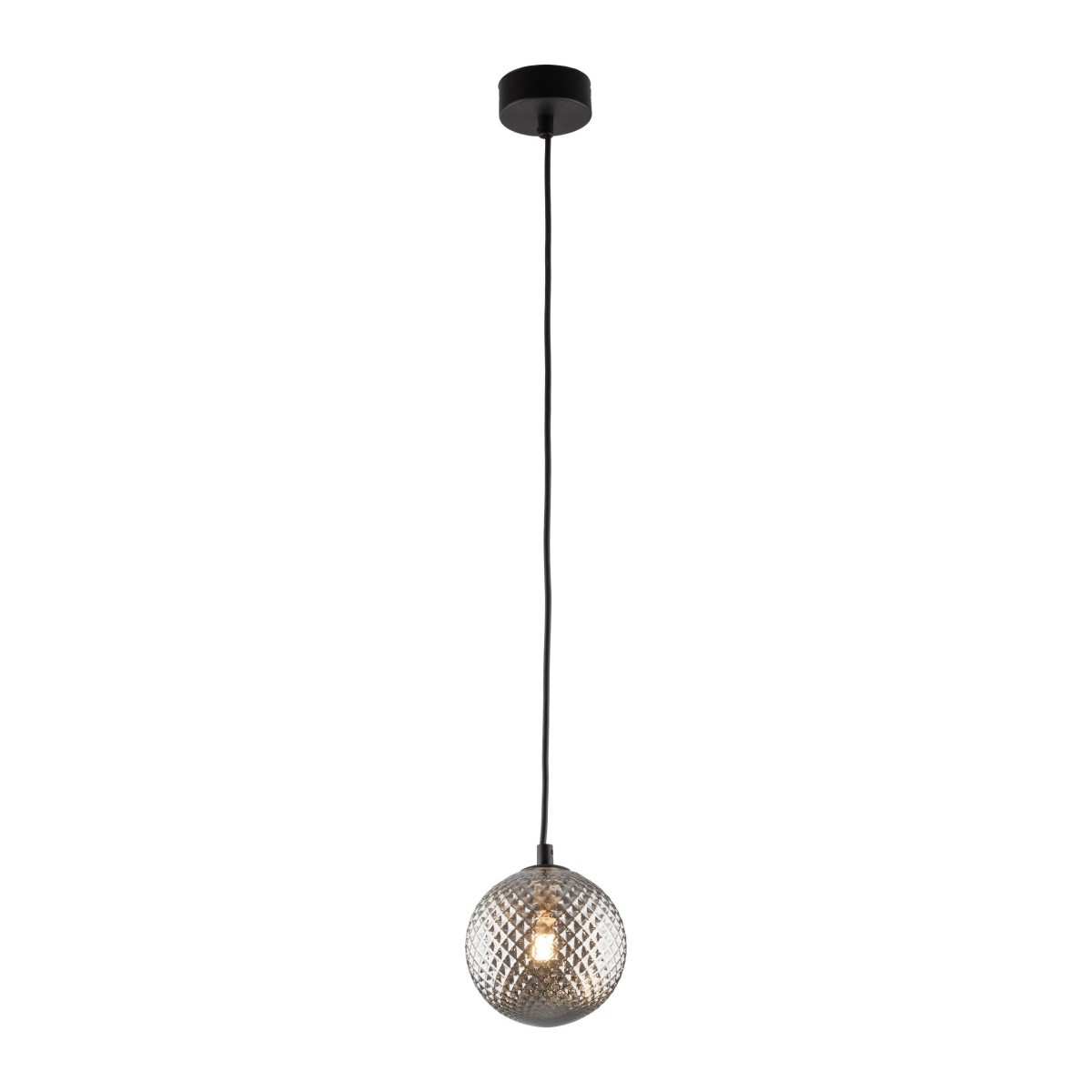 Lampa wisząca TK-Lighting ELENA TKL5745 kolor - czarny - grafitowy styl Nowoczesny  Glamour