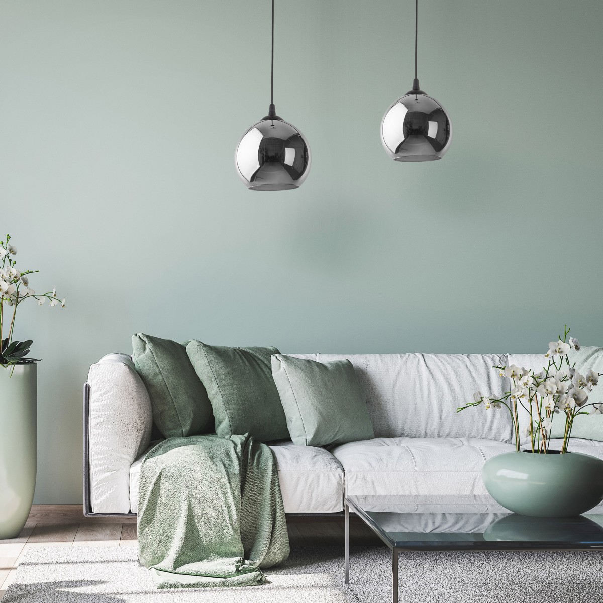 Lampa wisząca TK-Lighting VENEZIA TKL5740  Lampa sufitowa kolor - czarny - grafitowy styl Nowoczesny  Loftowy