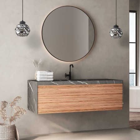 Lampa wisząca TK-Lighting ZULIA TKL5724 kolor - czarny - grafitowy styl Nowoczesny  Glamour