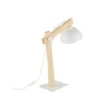 Lampka nocna TK-Lighting OSLO TKL5347 kolor - biały - sosna styl Skandynawski  Industrialny