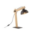 Lampka nocna TK-Lighting OSLO TKL5346 kolor - sosna - czarny styl Skandynawski  Industrialny