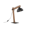 Lampka nocna TK-Lighting OSLO TKL5345 kolor - orzech - czarny styl Skandynawski  Industrialny