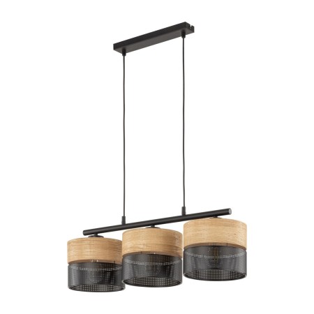 Lampa wisząca TK-Lighting NICOL TKL4801  Lampa sufitowa kolor - czarny - brązowy styl Nowoczesny  Boho