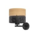 Lampa ścienna TK-Lighting NICOL TKL6539  Kinkiet kolor - czarny - brązowy styl Nowoczesny  Boho