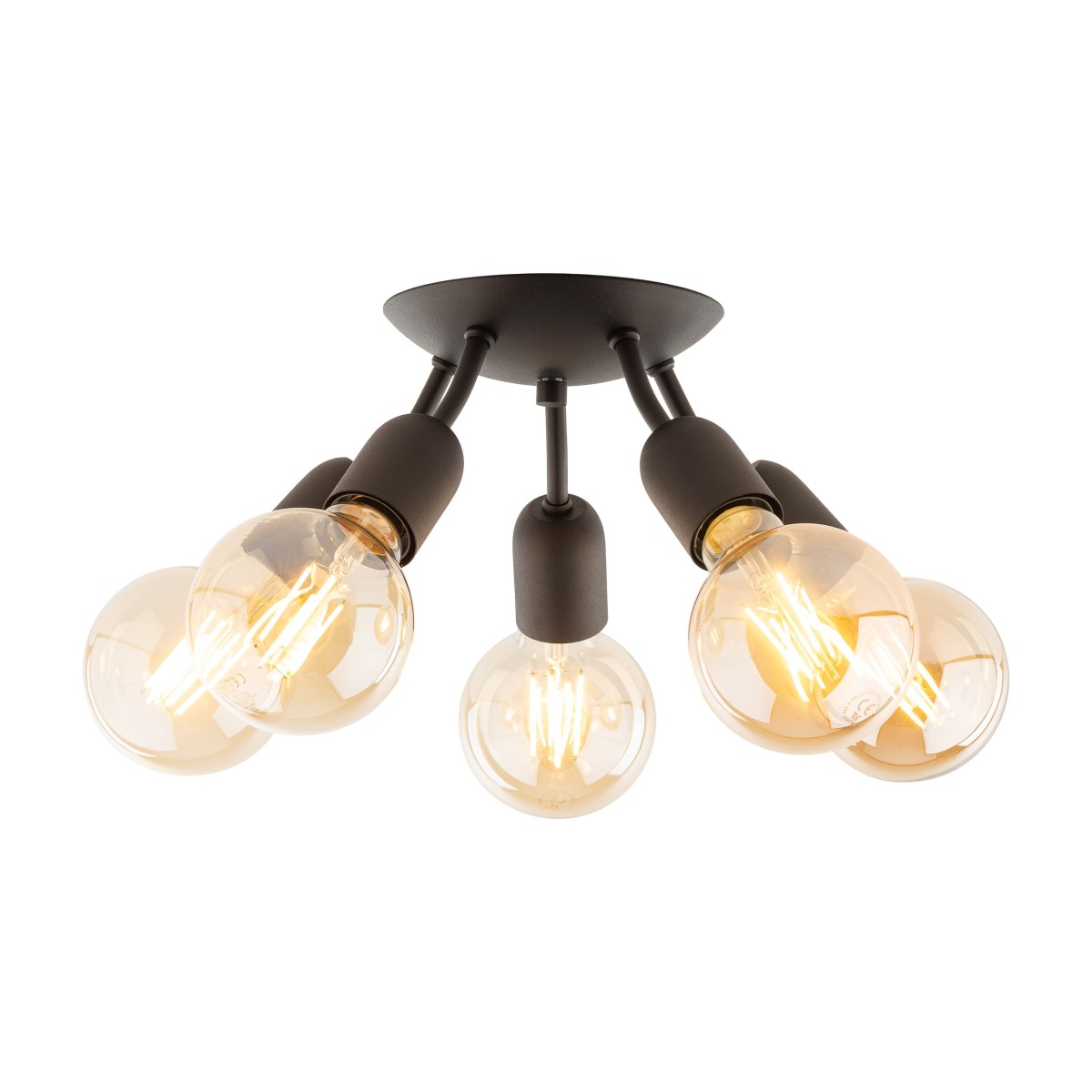 Lampa sufitowa TK-Lighting RUBIO TKL4830 kolor - czarny styl Nowoczesny  Minimalistyczny