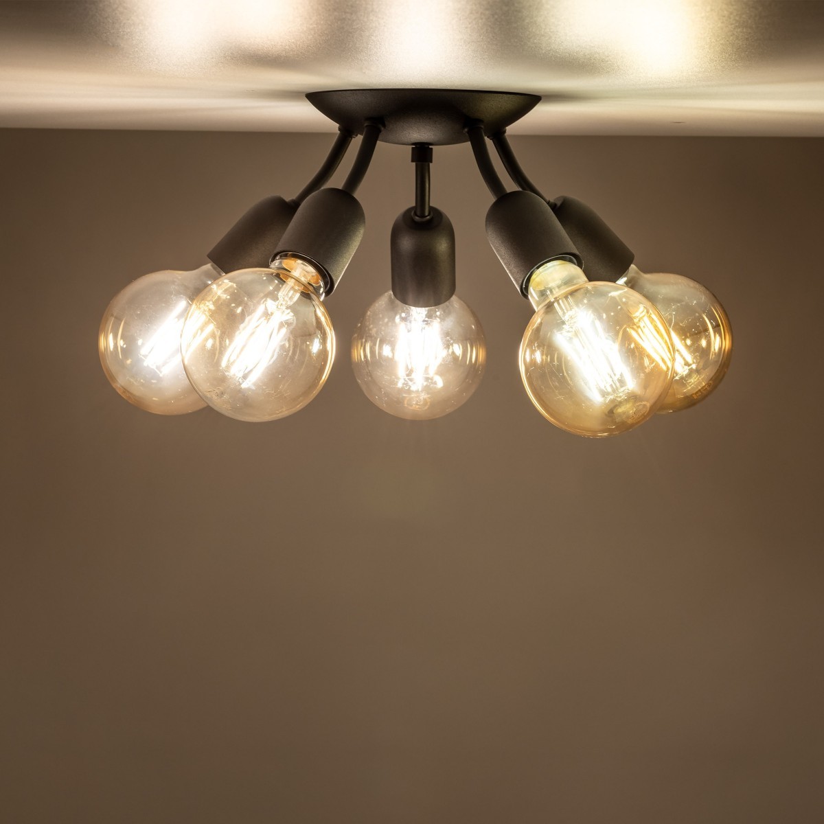 Lampa sufitowa TK-Lighting RUBIO TKL4830 kolor - czarny styl Nowoczesny  Minimalistyczny