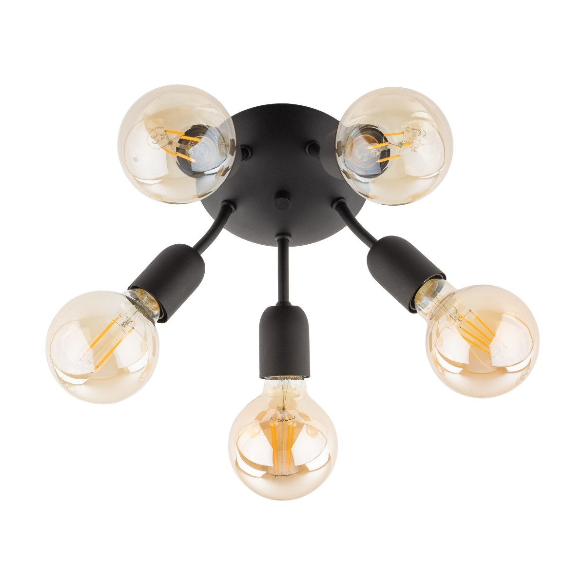 Lampa sufitowa TK-Lighting RUBIO TKL4830 kolor - czarny styl Nowoczesny  Minimalistyczny