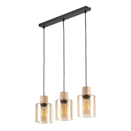 Lampa wisząca TK-Lighting ORSON TKL4568 kolor - sosna - czarny styl Nowoczesny  Minimalistyczny