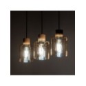 Lampa wisząca TK-Lighting ORSON TKL4568 kolor - sosna - czarny styl Nowoczesny  Minimalistyczny