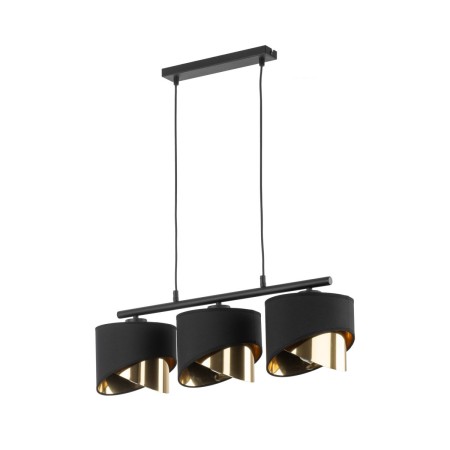 Lampa wisząca TK-Lighting GRANT TKL4824  Lampa sufitowa kolor - czarny - złoty styl Nowoczesny  Glamour