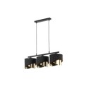 Lampa wisząca TK-Lighting GRANT TKL4824  Lampa sufitowa kolor - czarny - złoty styl Nowoczesny  Glamour