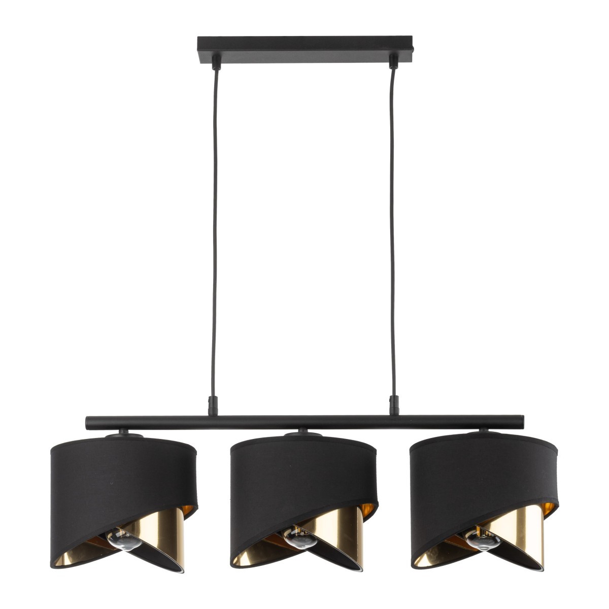 Lampa wisząca TK-Lighting GRANT TKL4824  Lampa sufitowa kolor - czarny - złoty styl Nowoczesny  Glamour