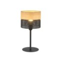 Lampka nocna TK-Lighting NICOL TKL5124 kolor - czarny - brązowy styl Nowoczesny  Boho
