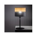 Lampka nocna TK-Lighting NICOL TKL5124 kolor - czarny - brązowy styl Nowoczesny  Boho