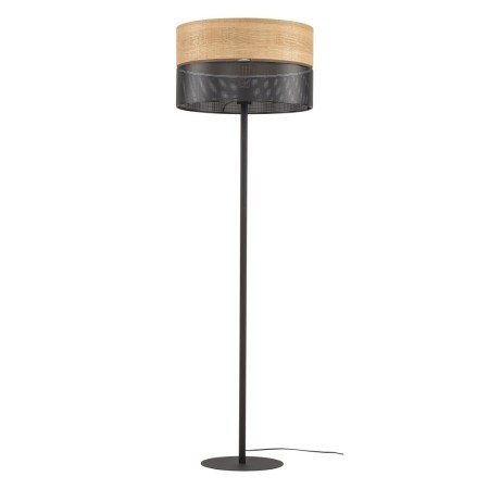 Lampa podłogowa TK-Lighting NICOL TKL5123 kolor - czarny - brązowy styl Nowoczesny  Boho