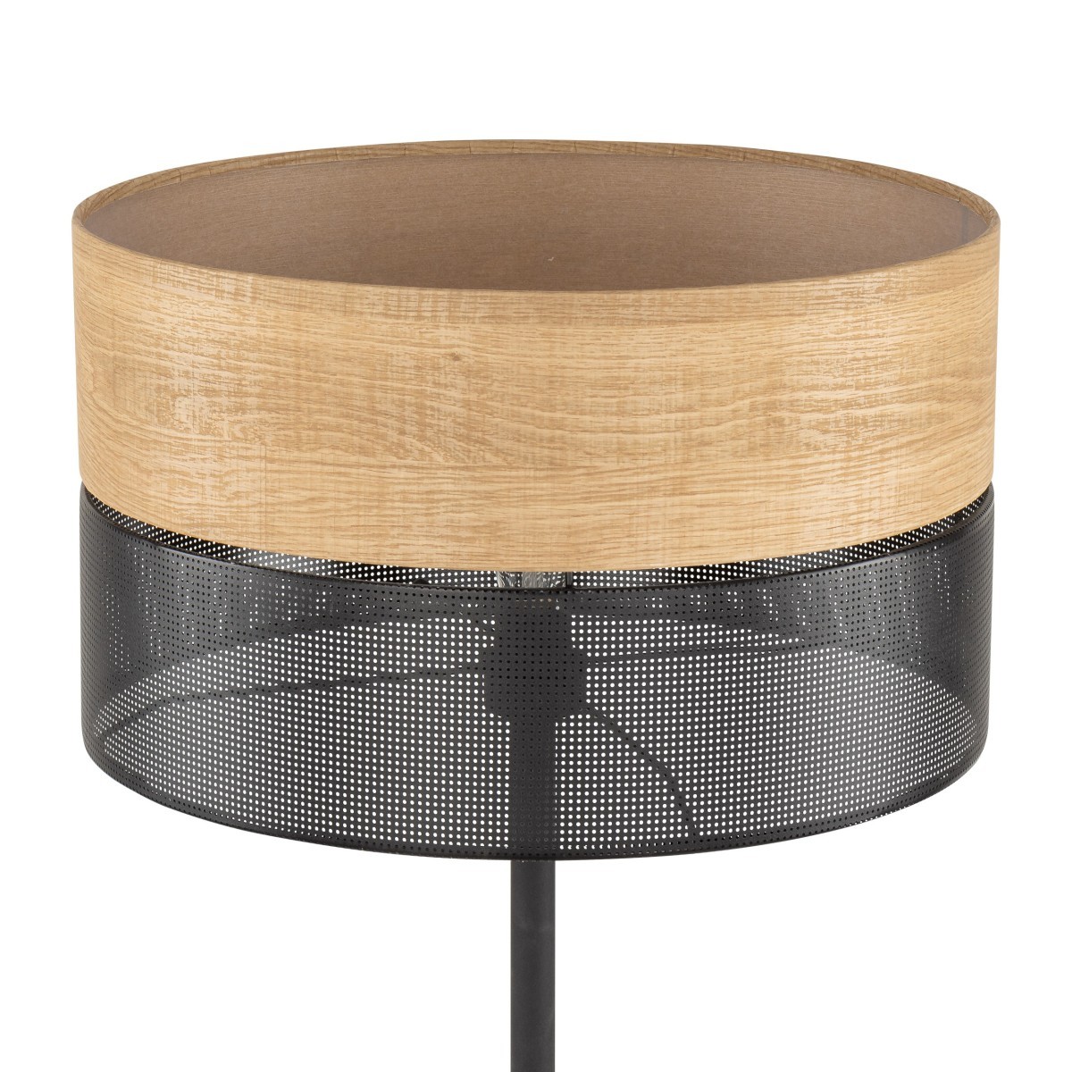 Lampa podłogowa TK-Lighting NICOL TKL5123 kolor - czarny - brązowy styl Nowoczesny  Boho