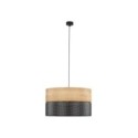Lampa wisząca TK-Lighting NICOL TKL4798 kolor - czarny - brązowy styl Nowoczesny  Boho