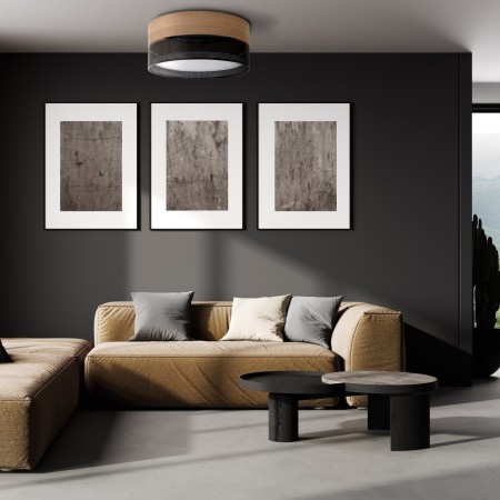 Lampa sufitowa TK-Lighting NICOL TKL4800  Lampa sufitowa kolor - biały - dąb styl Nowoczesny  Boho