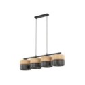 Lampa wisząca TK-Lighting NICOL TKL4802  Lampa sufitowa kolor - czarny - beżowy styl Nowoczesny  Boho