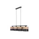 Lampa wisząca TK-Lighting NICOL TKL4802  Lampa sufitowa kolor - czarny - beżowy styl Nowoczesny  Boho