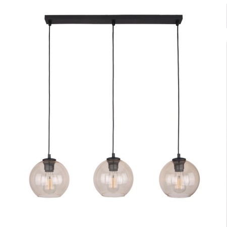 Lampa wisząca TK-Lighting CUBUS TKL4598 kolor - czarny - bursztynowy styl Nowoczesny  Klasyczny