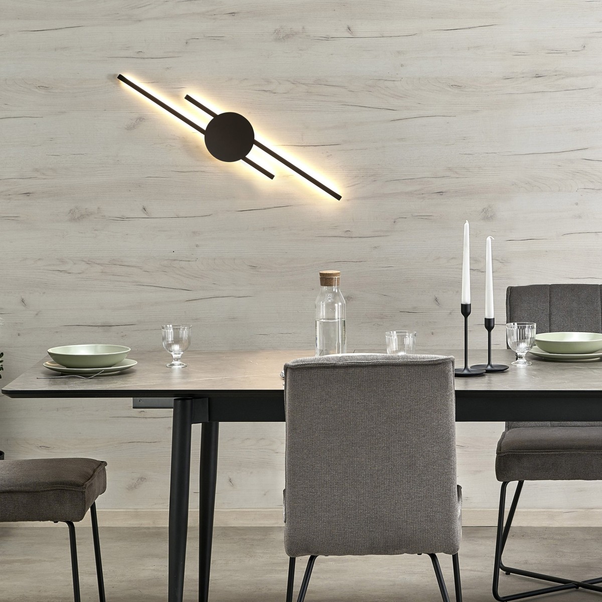 Kinkiet TK-Lighting JAVA TKL1367 kolor - czarny styl Nowoczesny  Industrialny