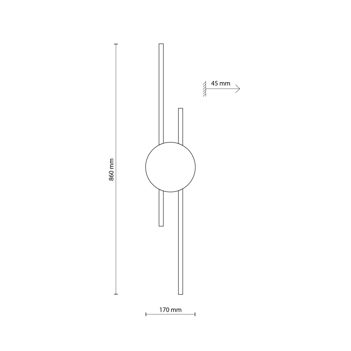 Kinkiet TK-Lighting JAVA TKL1367 kolor - czarny styl Nowoczesny  Industrialny