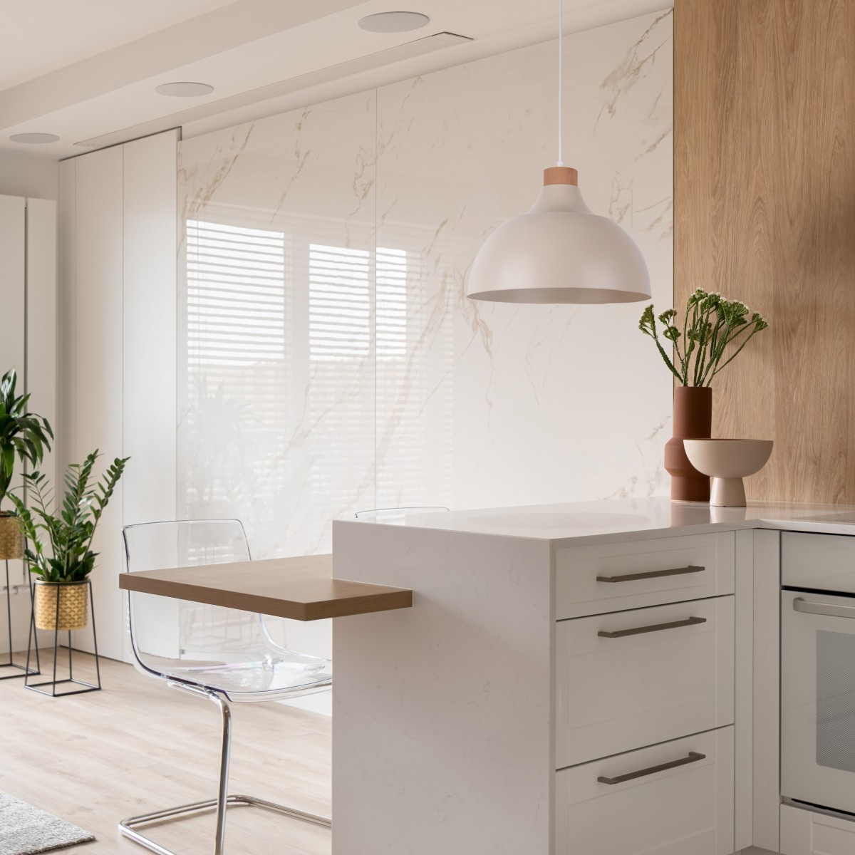 Lampa wisząca TK-Lighting CAP TKL5664  Lampa sufitowa kolor - sosna - beżowy styl Nowoczesny  Skandynawski