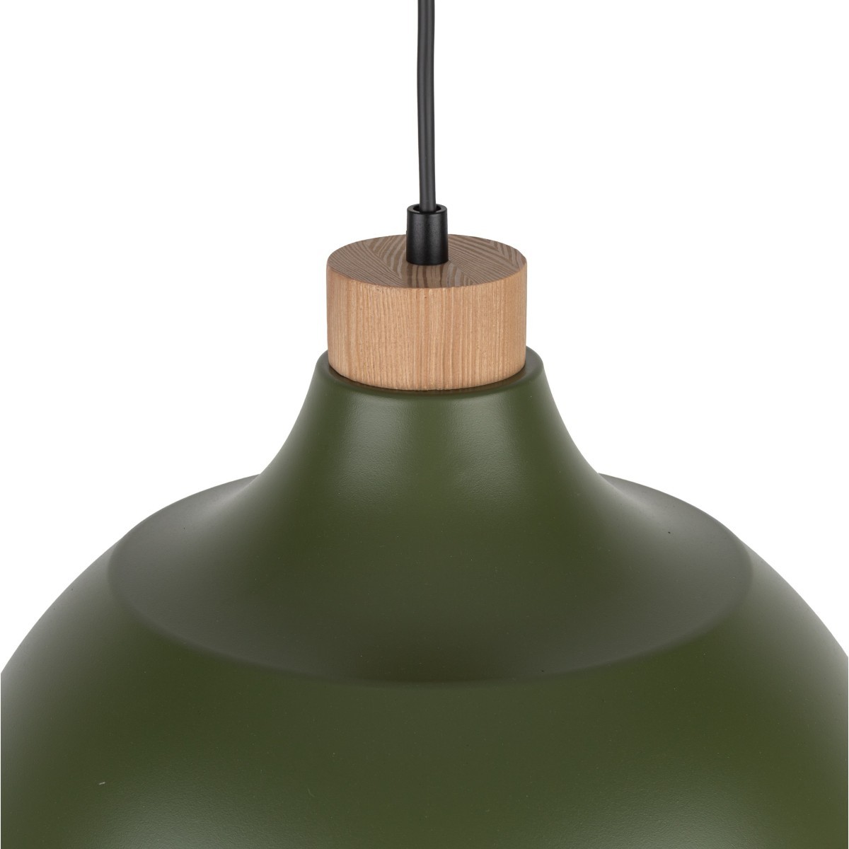 Lampa wisząca TK-Lighting CAP TKL5665  Lampa sufitowa kolor - zielony - sosna styl Nowoczesny  Rustykalny