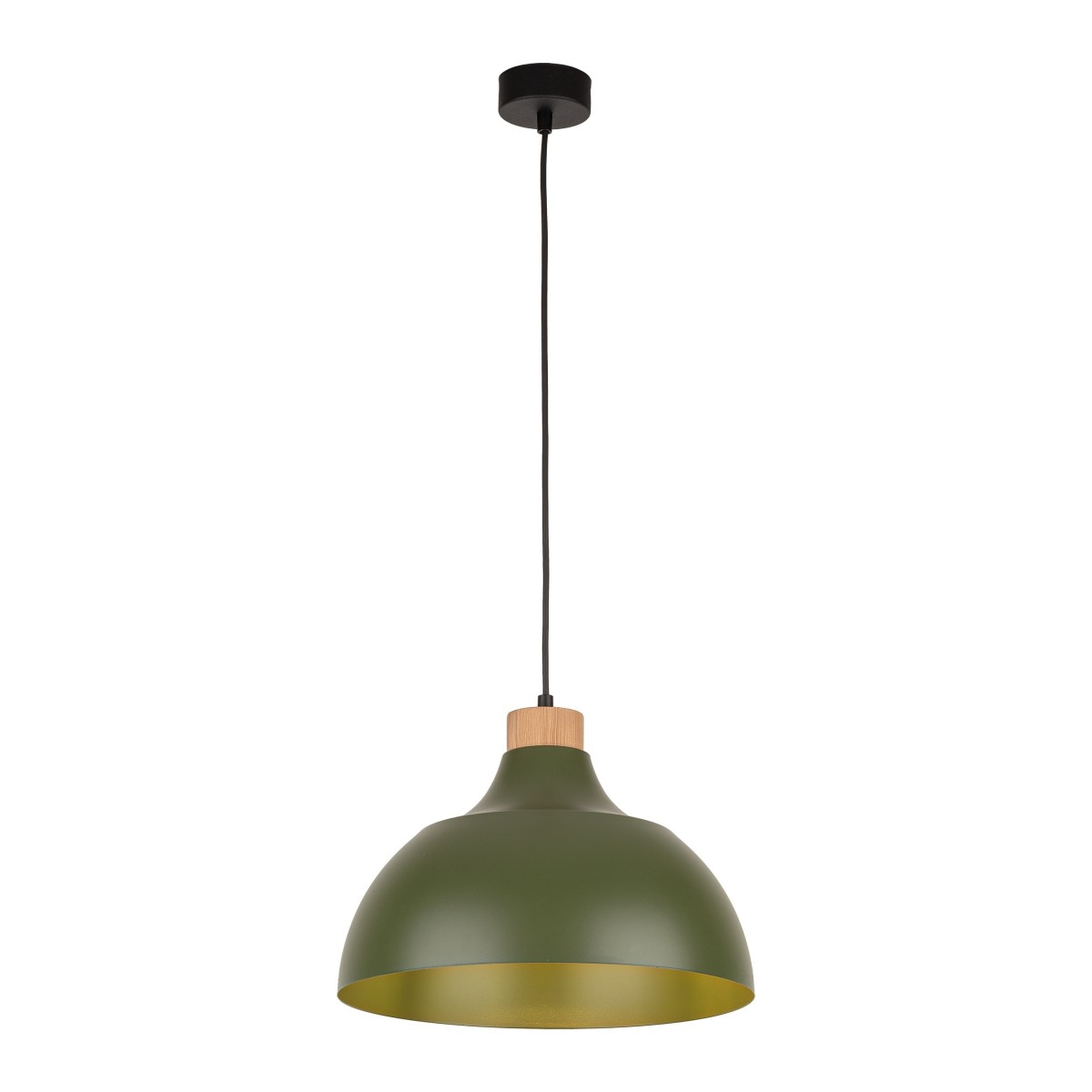 Lampa wisząca TK-Lighting CAP TKL5665  Lampa sufitowa kolor - zielony - sosna styl Nowoczesny  Rustykalny