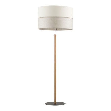 Lampa podłogowa TK-Lighting ECO TKL5597 kolor - sosna - czarny styl Boho  Skandynawski