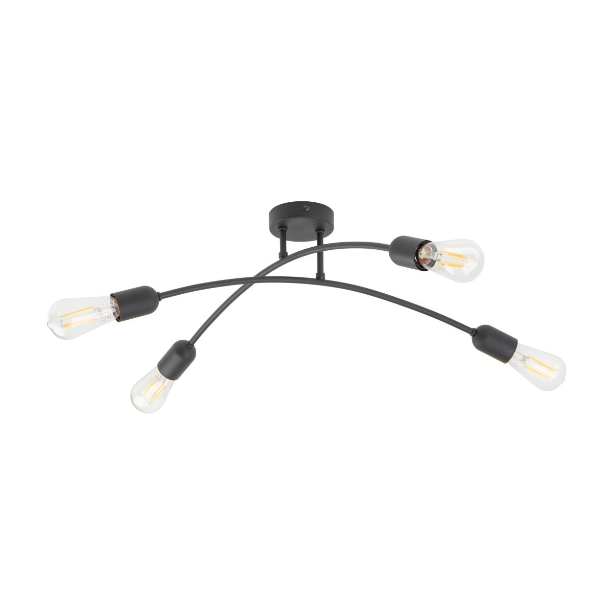 Lampa sufitowa TK-Lighting HELIX TKL4687 kolor - czarny styl Nowoczesny  Minimalistyczny