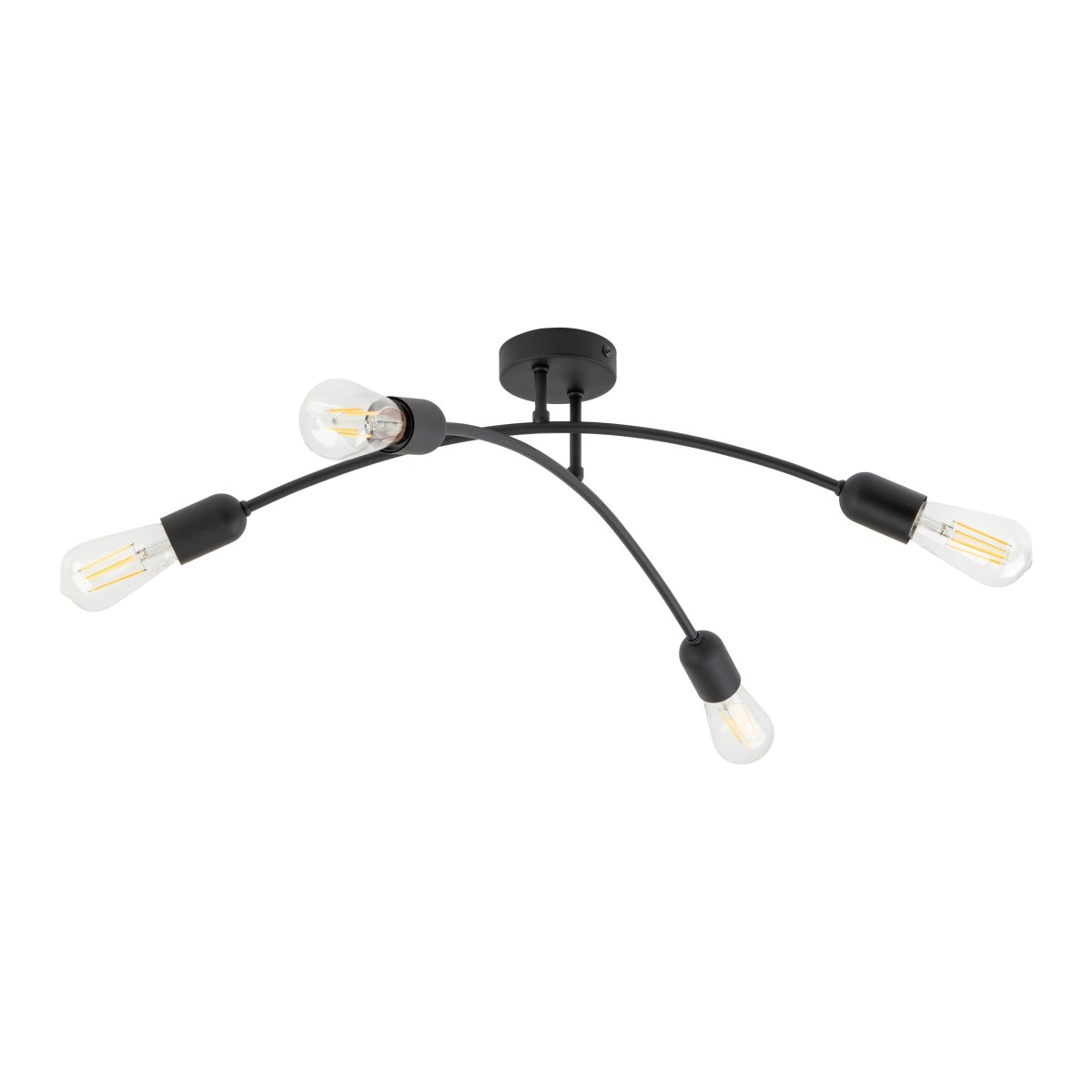 Lampa sufitowa TK-Lighting HELIX TKL4687 kolor - czarny styl Nowoczesny  Minimalistyczny