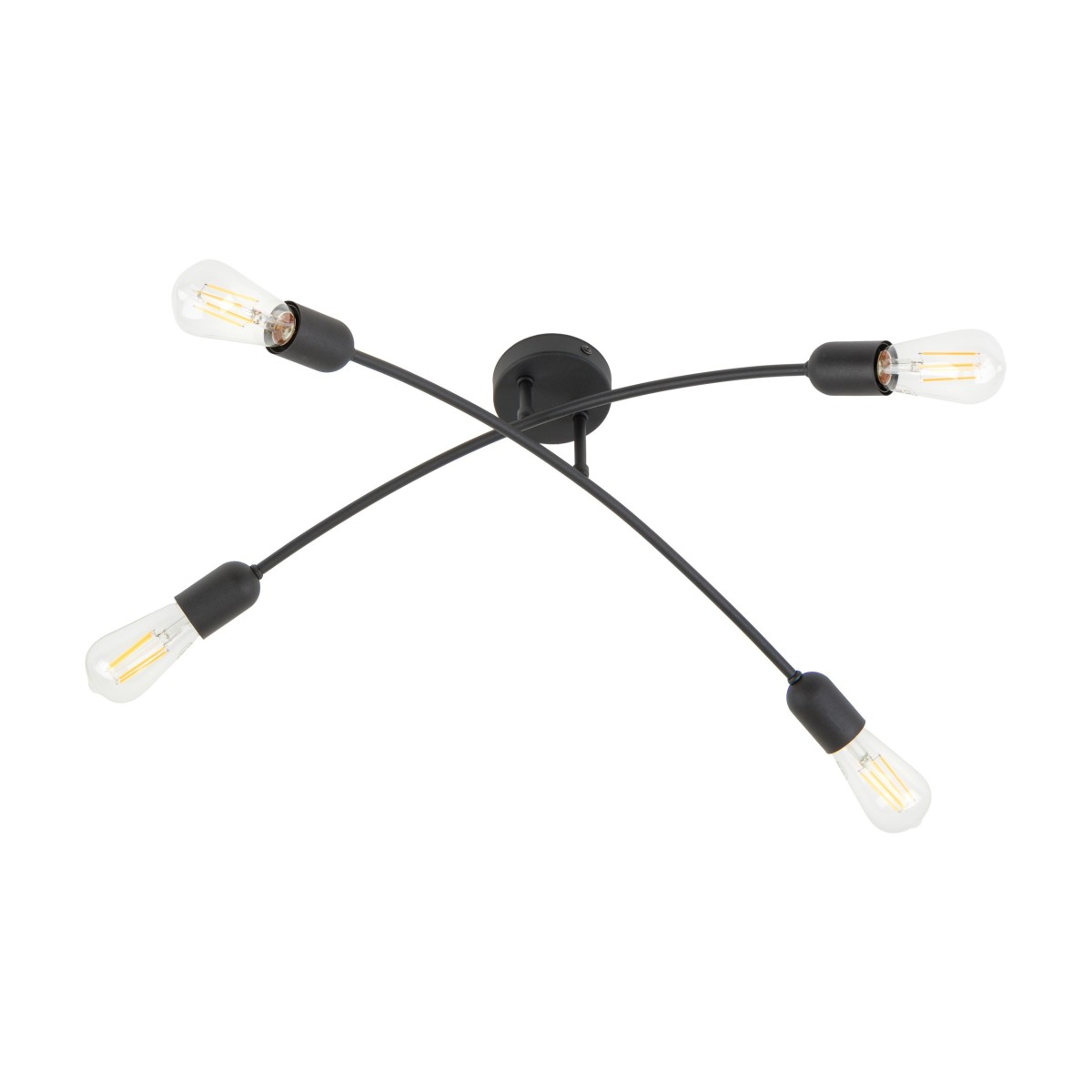 Lampa sufitowa TK-Lighting HELIX TKL4687 kolor - czarny styl Nowoczesny  Minimalistyczny