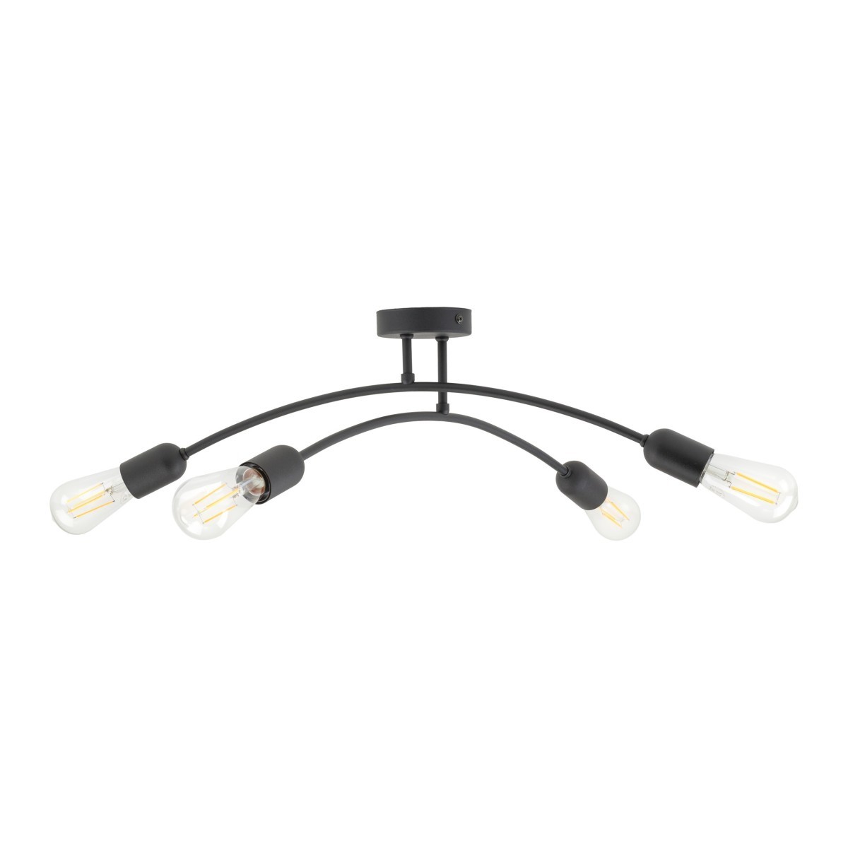 Lampa sufitowa TK-Lighting HELIX TKL4687 kolor - czarny styl Nowoczesny  Minimalistyczny