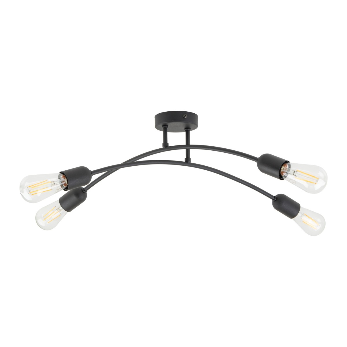 Lampa sufitowa TK-Lighting HELIX TKL4687 kolor - czarny styl Nowoczesny  Minimalistyczny